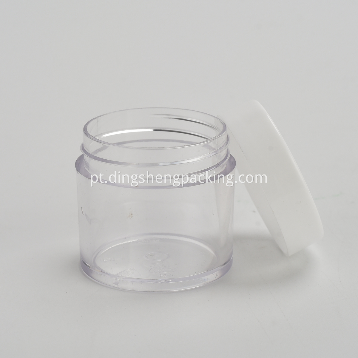 PET Plastic Jar Transparent With Plastic Lids